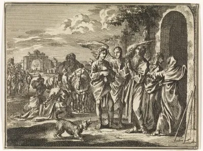 Tobit dankt God voor de genezing van zijn blindheid