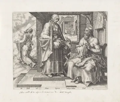 Tobit en Anna met de geit