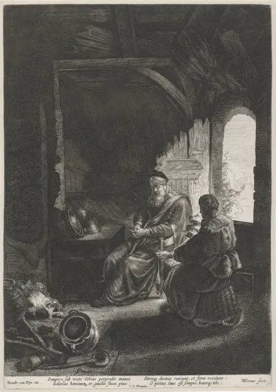 Tobit en zijn vrouw