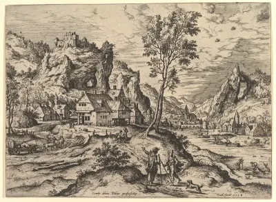 Tobit, from "Landscapes with Biblical and Mythological Scenes"