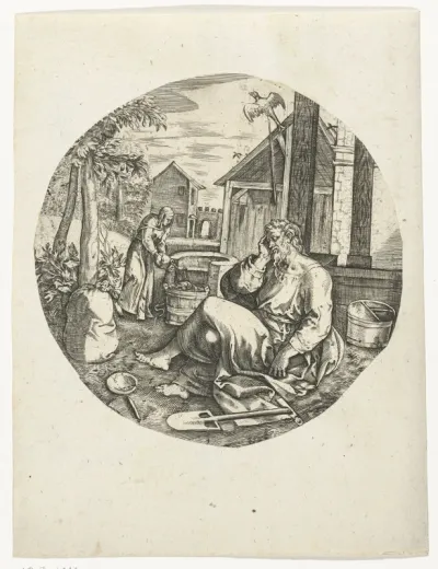 Tobit met blindheid geslagen