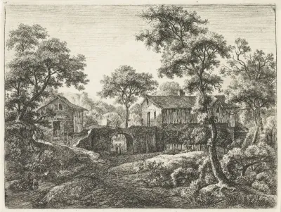 Toegangspoort van een dorp