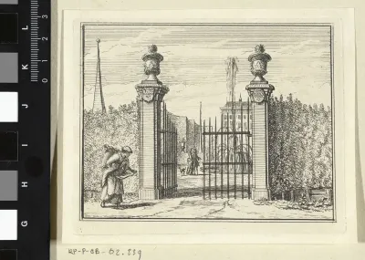 Toegangsspoort van een landhuis