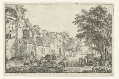 Toegangsweg van een stad