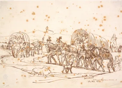 Toget gennem Campagnen til en kirkefest for "Madonna dellamore divina i Pintsen 39"