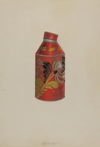 Toleware Tea Caddy