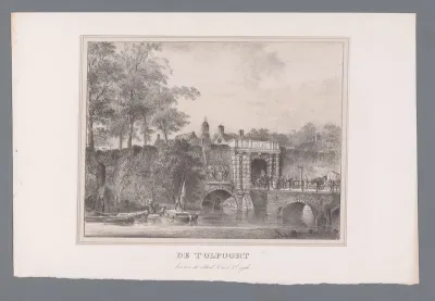 Tolpoort aan de oostzijde van Utrecht
