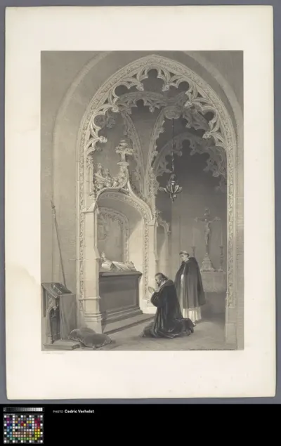 Tomb in the Church of St Piat, Tournai