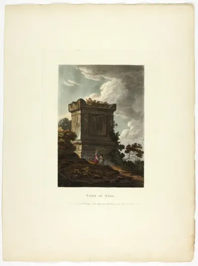 Tomb of Nero, plate 7 from the Ruins of Rome