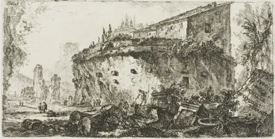 Tomb of the Scipios, plate 18 from Some Views of Triumphal Arches and other arches