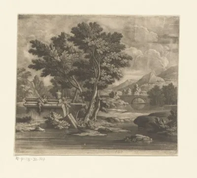 Tombe aan een rivier