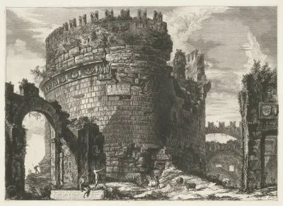 Tombe van Caecilia Metella te Rome