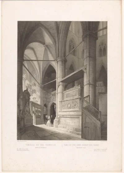 Tombe van koning Hendrik III van Engeland in de Westminster Abbey