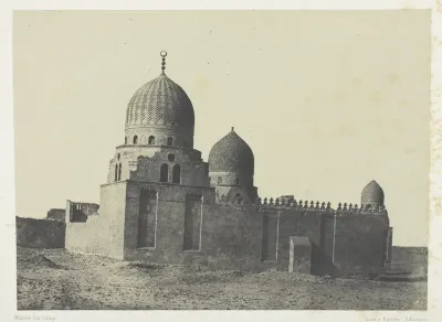 Tombeau de Sultans Mamelouks, Le Kaire, plate 8 from the album "Egypte, Nubie, Palestine et Syrie" (1852)