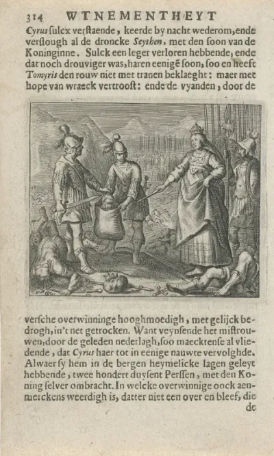 Tomyris en Cyrus