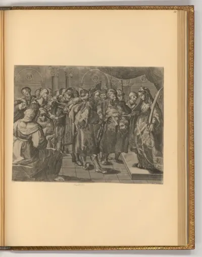 Tomyris mit dem Haupt des Kyros