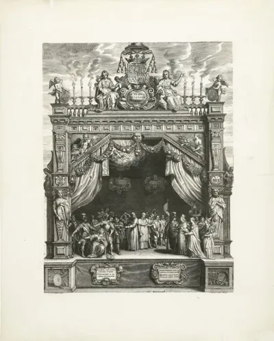 Toneel voor de blijde intrede van de kardinaal-infante Ferdinand van Oostenrijk in Antwerpen