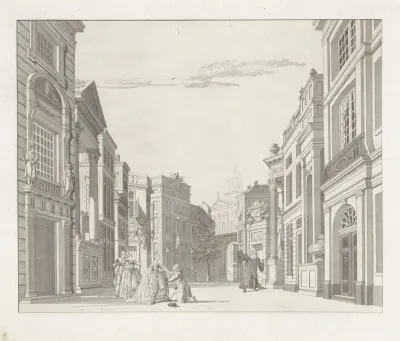 Toneeldecor: De Italiaansche Straat