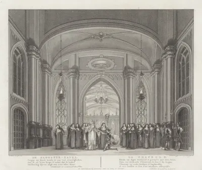 Toneeldecor: De Klooster-Kapel