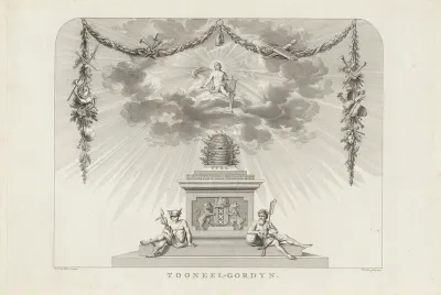 Toneelgordijn van de schouwburg aan het Leidseplein te Amsterdam, 1775