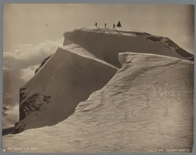 Top van de Titlis nabij Engelberg in Zwitserland
