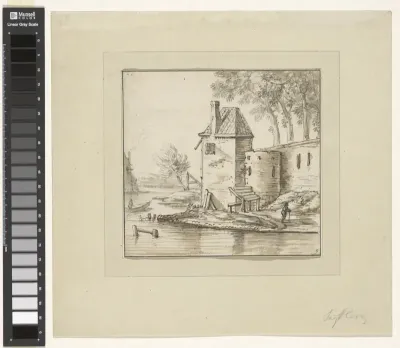Toren bij een vestingwal