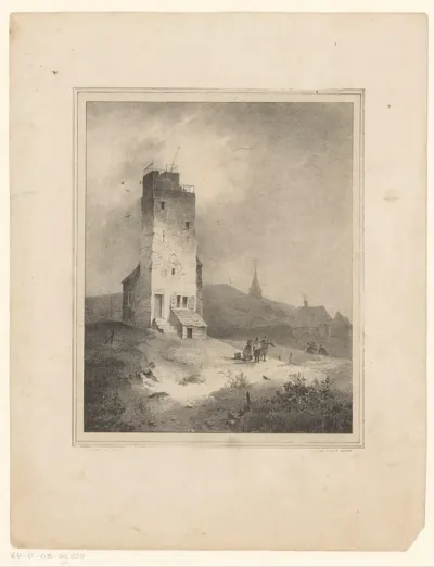 Toren in duinlandschap