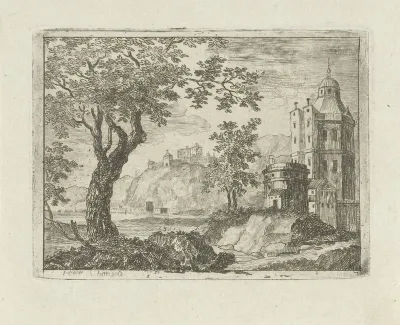 Toren in een landschap