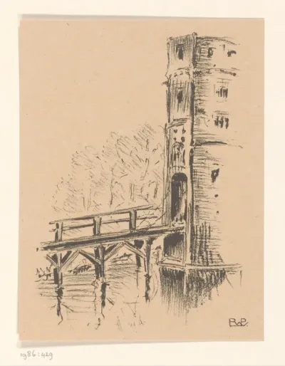 Toren met brug