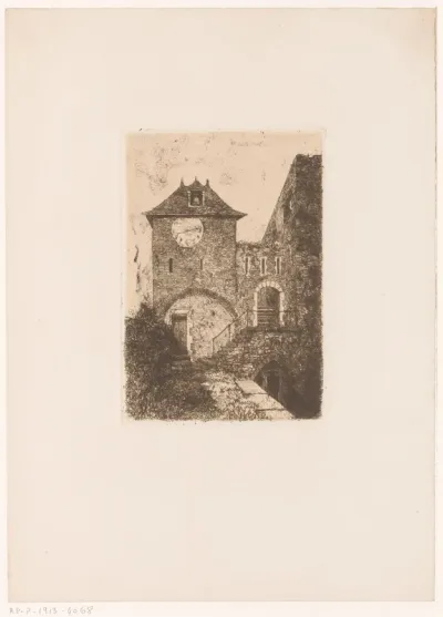 Toren met klok