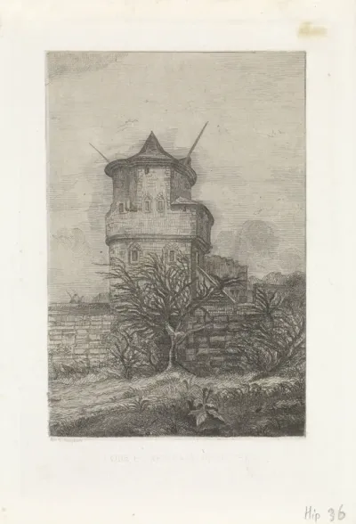 Toren op de wallen te Maastricht