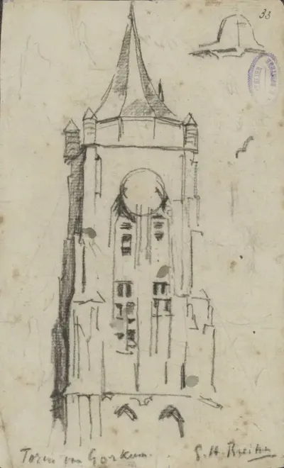 Toren van de Grote Kerk in Gorinchem
