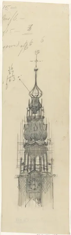 Toren van de Oude Kerk te Amsterdam