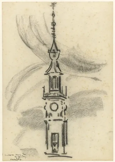 Toren van het stadhuis te Veere