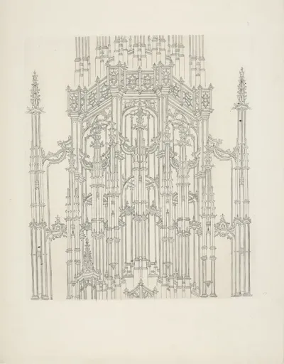Torenspits van de Sint Lievensmonsterkerk te Zierikzee, midden