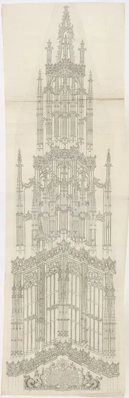 Torenspits van de Sint Lievensmonsterkerk te Zierikzee
