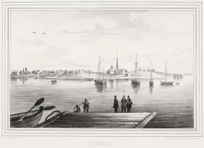 Tornio, illustration for Finland Depicted in Drawings, booklets XXIV-XXVII