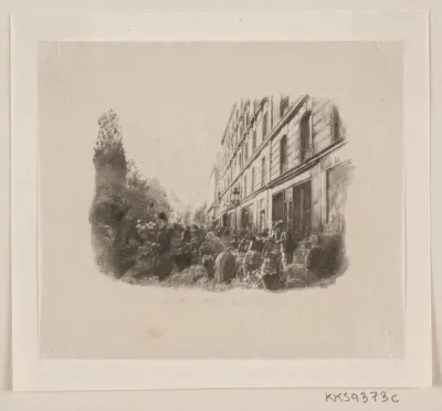 Torvehandel på plads i Paris