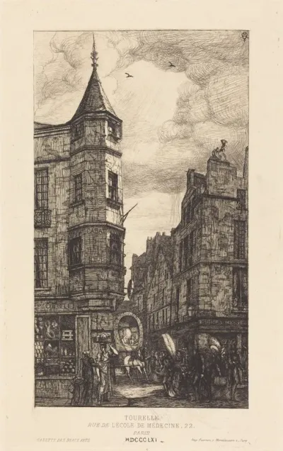 Tourelle, Rue de l'École de Médecine, 22, Paris
