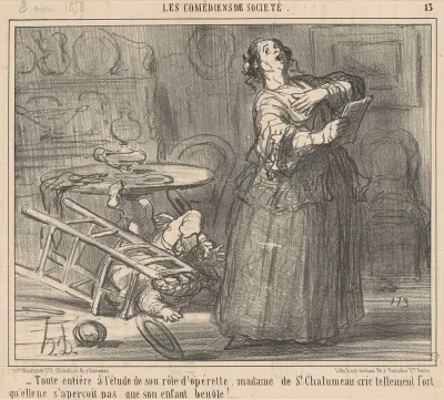Toute entière a l'etude de son role ...