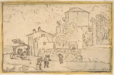 Townscape with an Inn