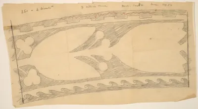 Tracing of a Border Design