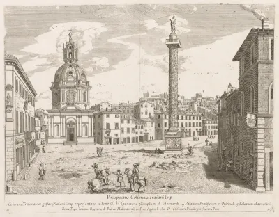 Trajan's Column from "Prospectus Locurum Urbis Romae Insign[ium]