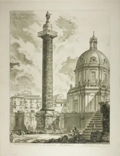 Trajan's Column, from Views of Rome