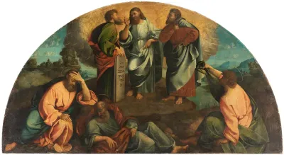 Transfiguration of Jesus (lunette)