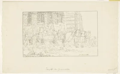 Transport van gesneuvelden, 1799