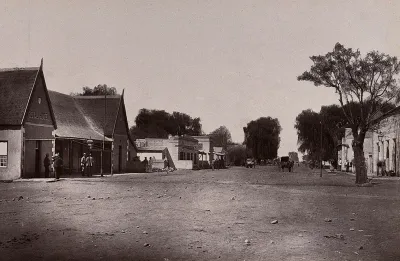 Transvaal Republic, South Africa: a street in the town of Potchefstroom