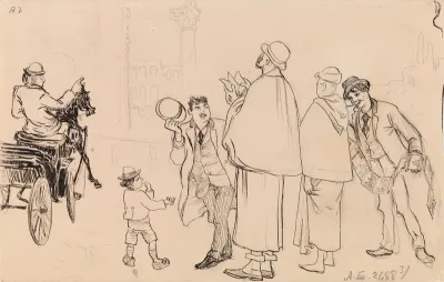 Travellers in Rome