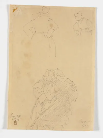 Tre figurstudier