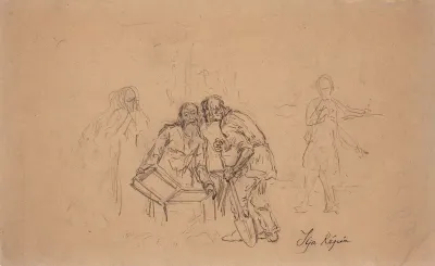 Treasure Seekers (Two Men Opening a Chest)